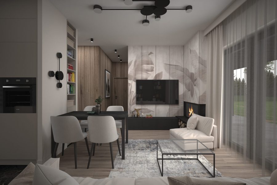 MAŁY DOMEK 50M2 || Projekty wnętrz