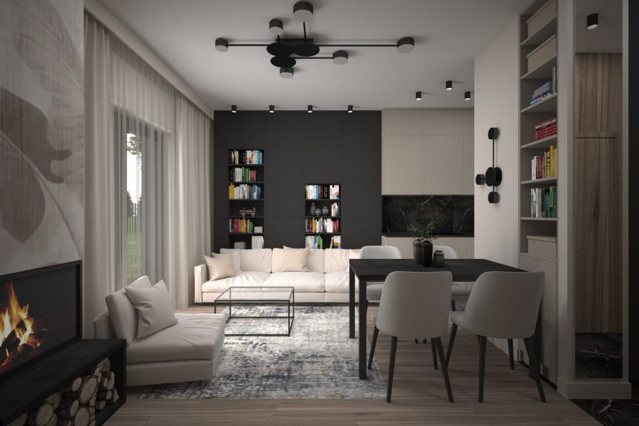MAŁY DOMEK 50M2 || Projekty wnętrz