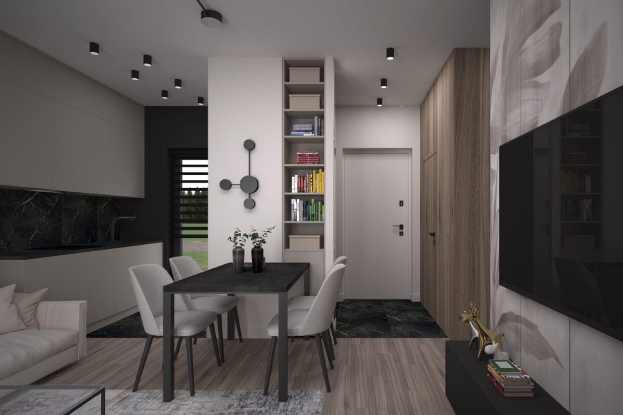 MAŁY DOMEK 50M2 || Projekty wnętrz