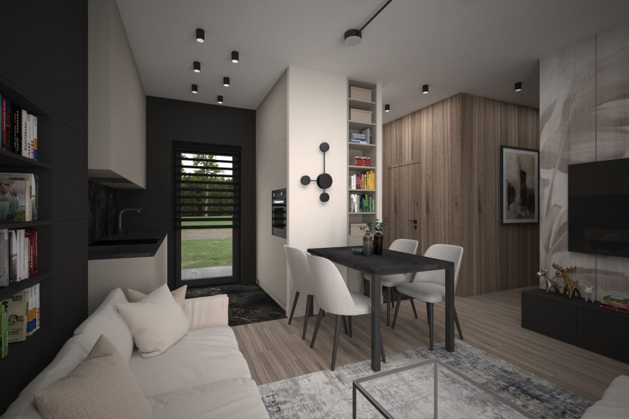 MAŁY DOMEK 50M2 || Projekty wnętrz