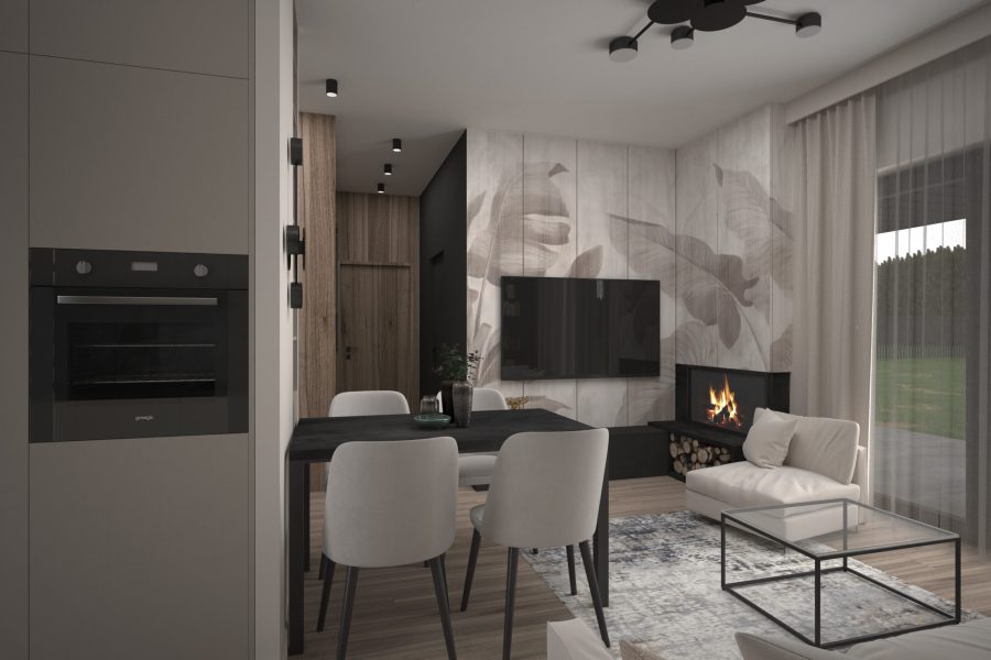 MAŁY DOMEK 50M2 || Projekty wnętrz
