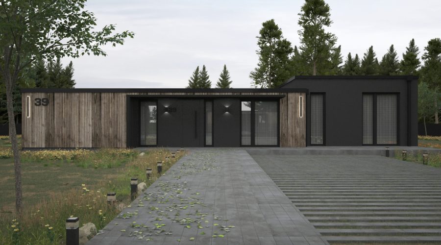 NOWOCZESNY DOM || Projekty domów || Projekty wnętrz